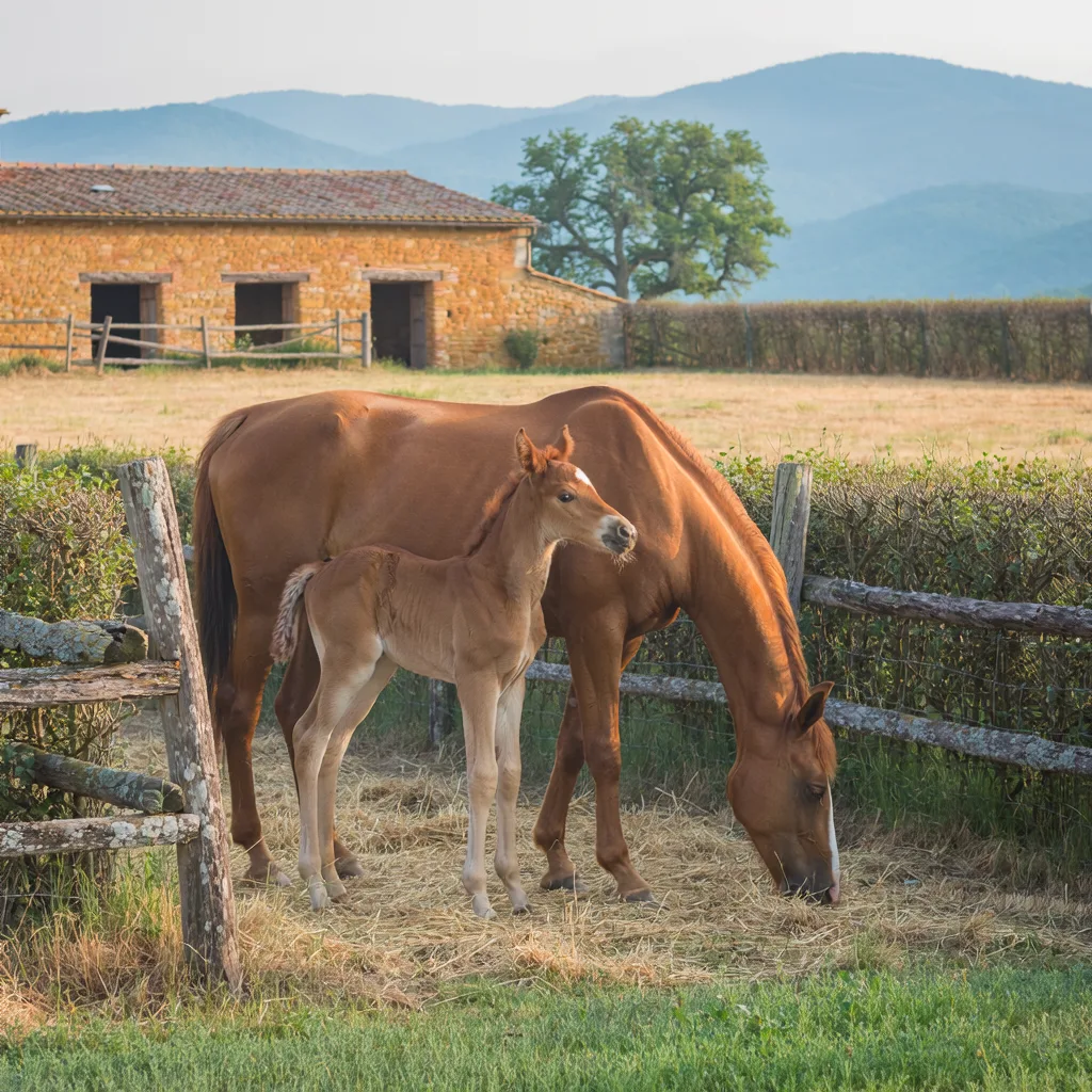 Élevage de chevaux, Domaine de Cozance, Anjou